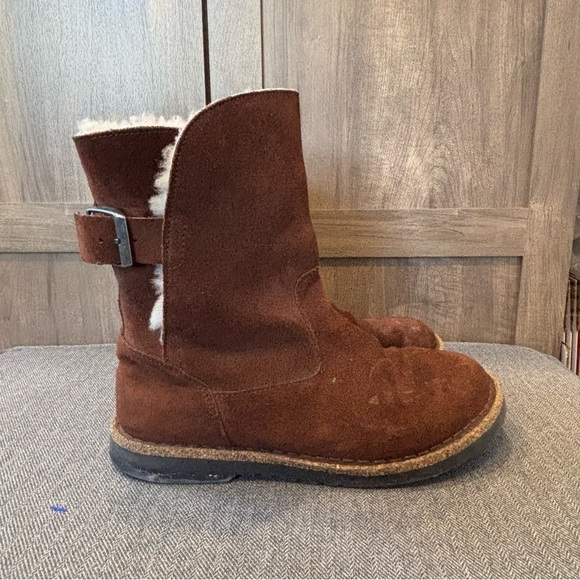 Birkenstock Brown Suede Women's Boots - Picture 6 of 13